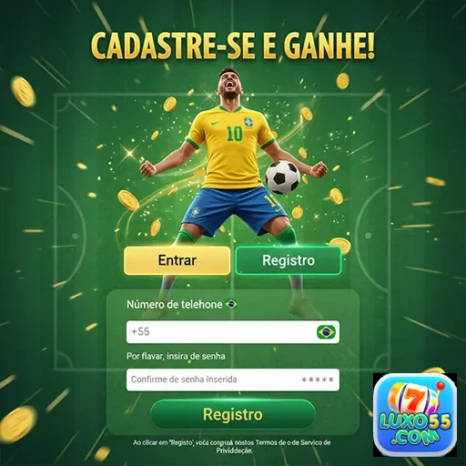 Ilustração de Explore as Promoções e Bônus do luxo55 com Recompensas VIP